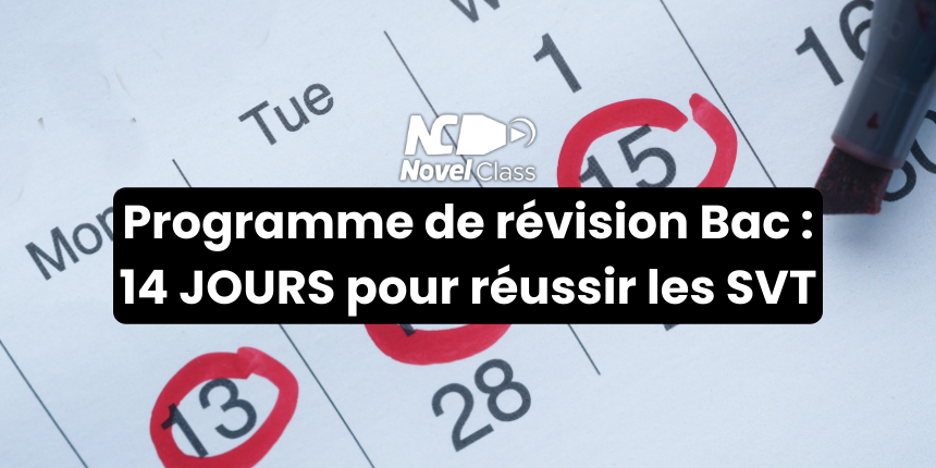 Calendrier de Révision du Bac SVT